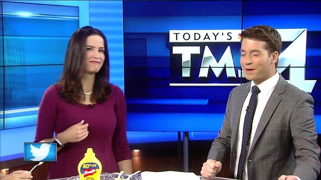 Josh & Julia Try Mustard Challenge