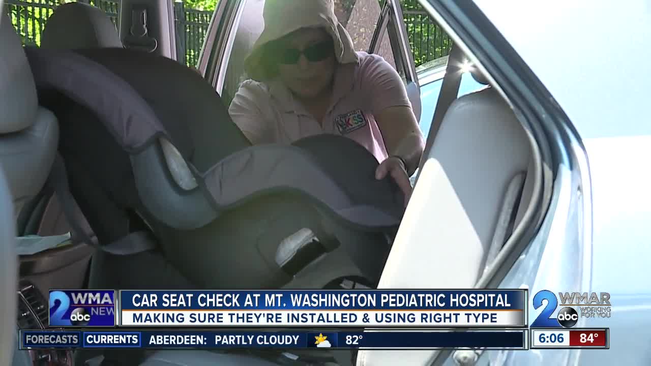 Mt. Washington Pediatric Hospital hosts 2nd annual Community Car Seat Check