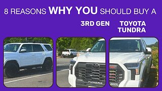 8 Reasons TO Buy a Toyota Tundra (3rd Gen)