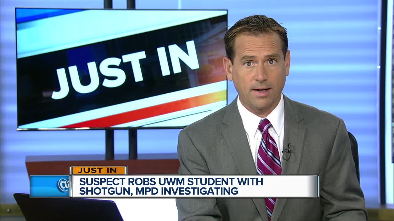 Suspect robs UWM student with shotgun, MPD investigating