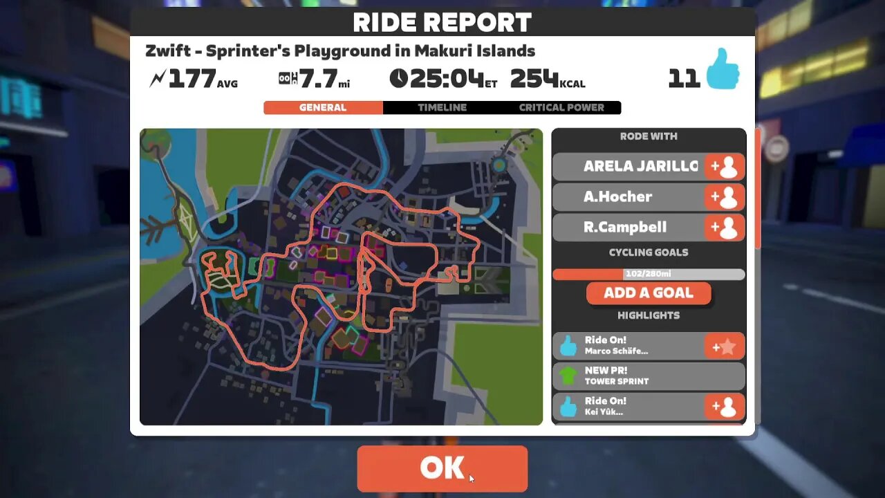 Zwift - Sprinter's Playground in Makuri Islands + MUZIC