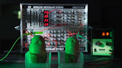 Potato as Control Voltage source