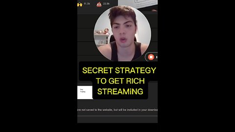 SECRET STRATEGY TO GET RICH STREAMING