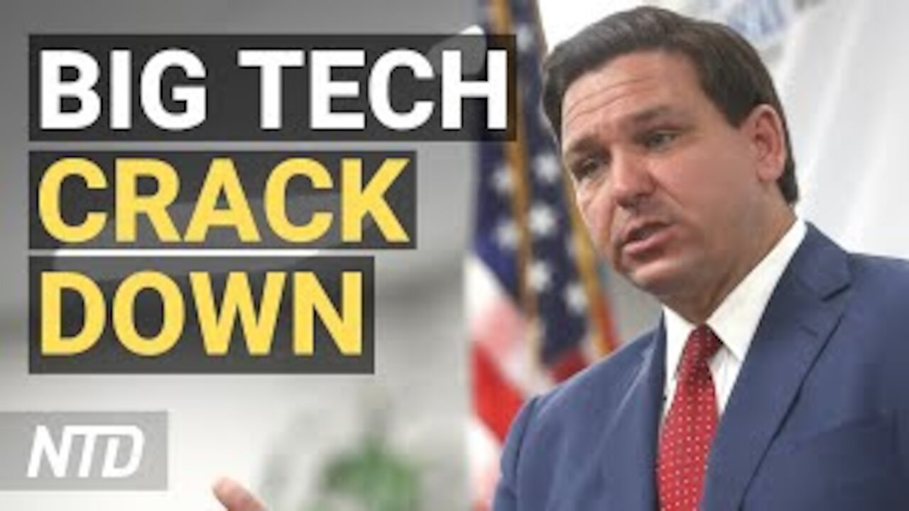 Florida Gov to Punish Big Tech; Senate Power-Sharing Agreement Reached; Twitter Shuts Down MyPillow