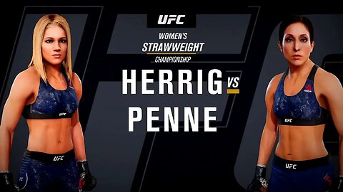 EA Sports UFC 3 Gameplay Jessica Penne vs Felice Herrig