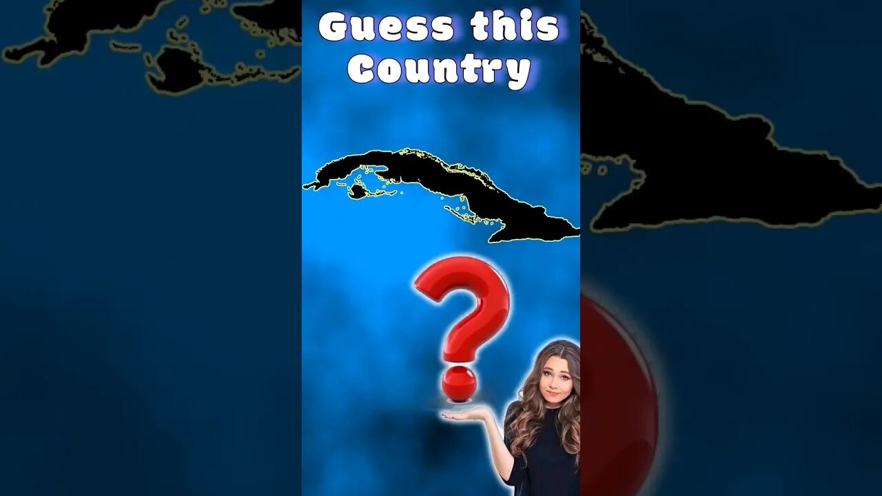 🌴 Map Challenge Dominican Republic Puerto Rico Cuba? | World geography #shorts