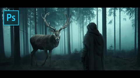 Creating a MYSTICAL FOREST in PHOTOSHOP | Photo Manipulation Speed Art