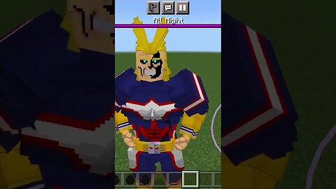 All Might In Minecraft! #shorts