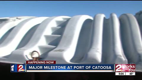 Port of Catoosa celebrates 50,000 barge