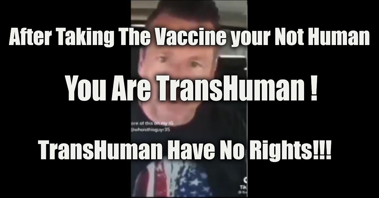 ▌▌The Vaccine turns you in to TransHuman With No Rights! ▌▌