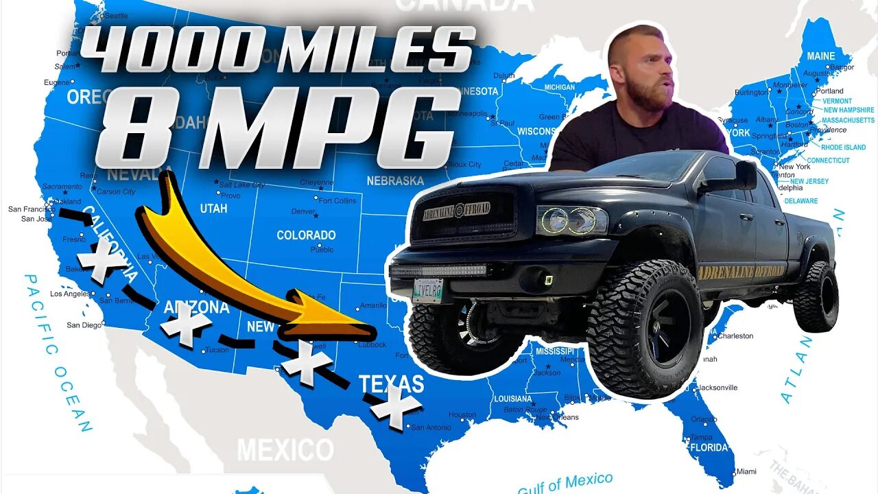 Driving Across The USA In a LIFTED TRUCK!