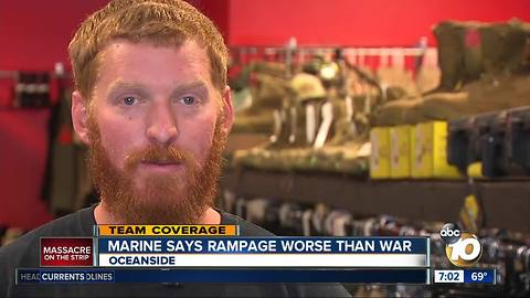 Marine says Vegas rampage was worse than war