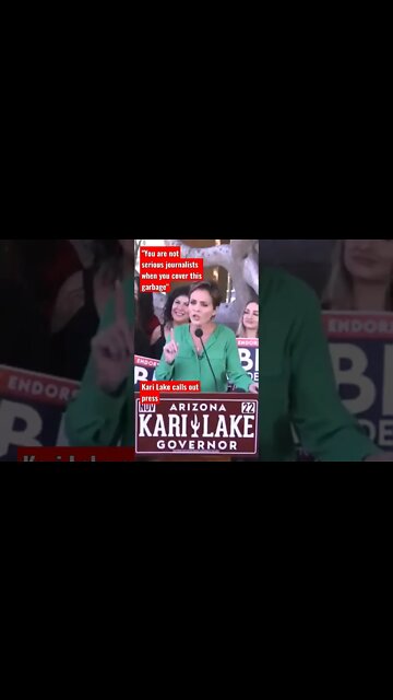 "You are not serious journalists when you cover this garbage"