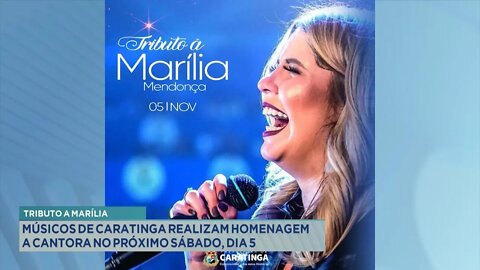 Tributo a Marília: Músicos de Caratinga realizam Homenagem a Cantora no próximo Sábado, dia 5.