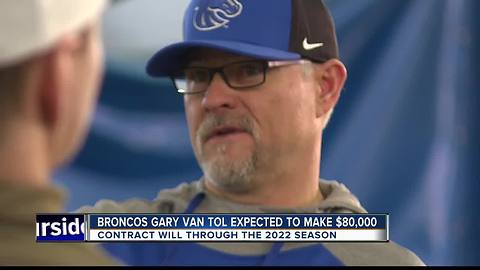 Gary Van Tol contract to be around $80,000