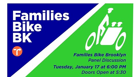 #Familiesbikebk #familiesbikebrooklyn Forum @BKLYNlibrary Grand Army Plaza 1/17/23