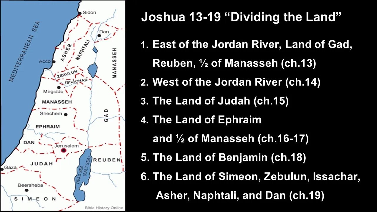 Joshua 13-19 “Dividing the Land” - Calvary Chapel Fergus Falls