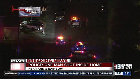 Man shot inside home near Ann, Rainbow