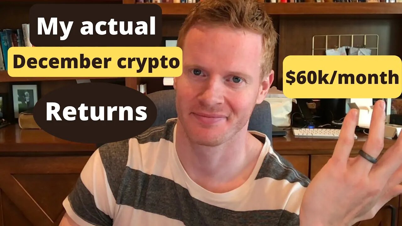 My actual December crypto numbers. $60k/month in passive income!