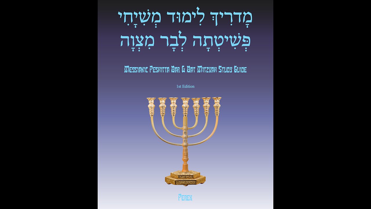Bar Mitzvah Study Guide Deep Dive Week 9