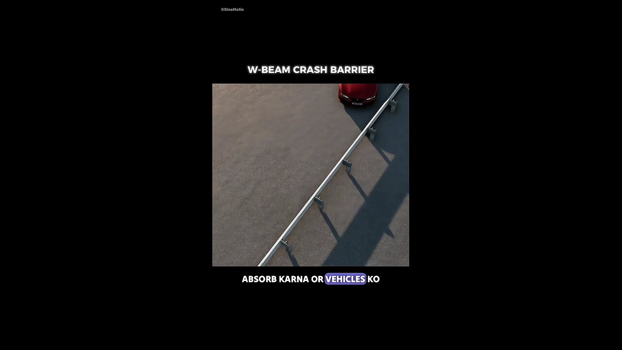 w-beam crash barrier