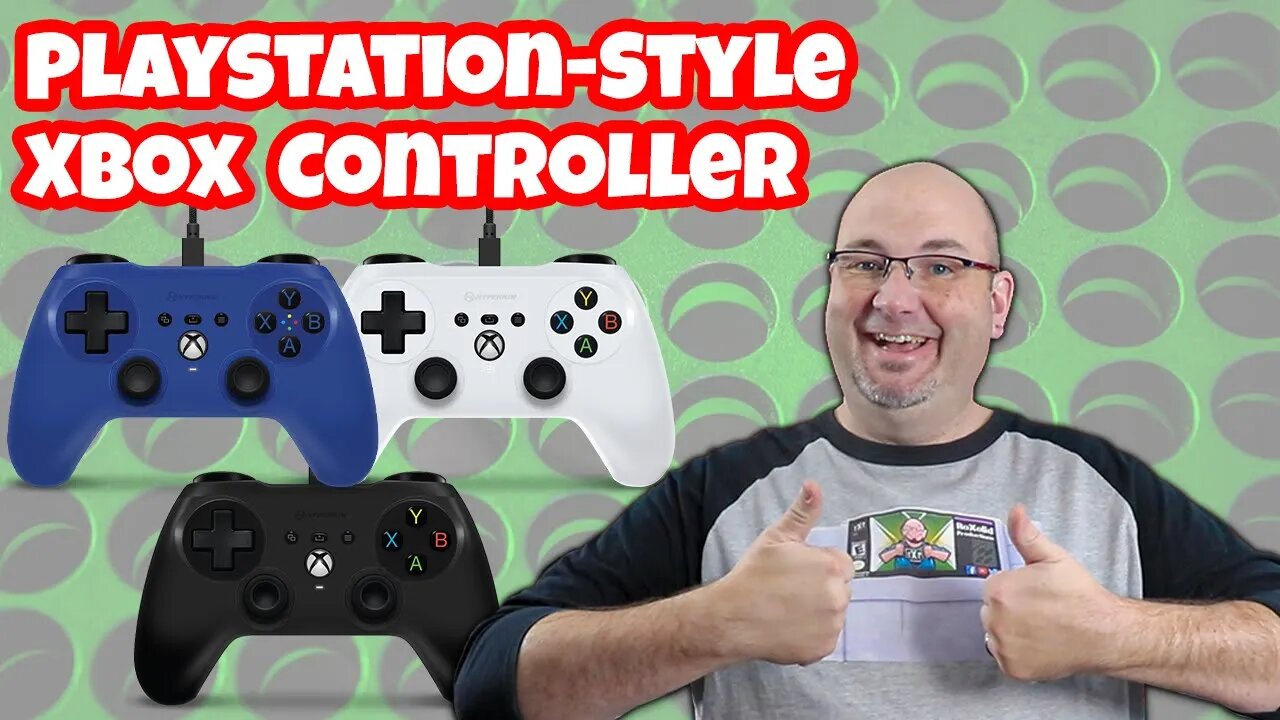 Hyperkin PlayStation-Style symmetrical Stick Xbox Controller!