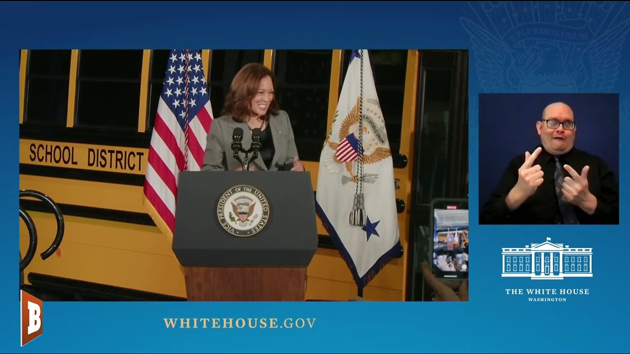 LIVE: VP Kamala Harris Delivering Remarks on Investing in Clean School Buses...