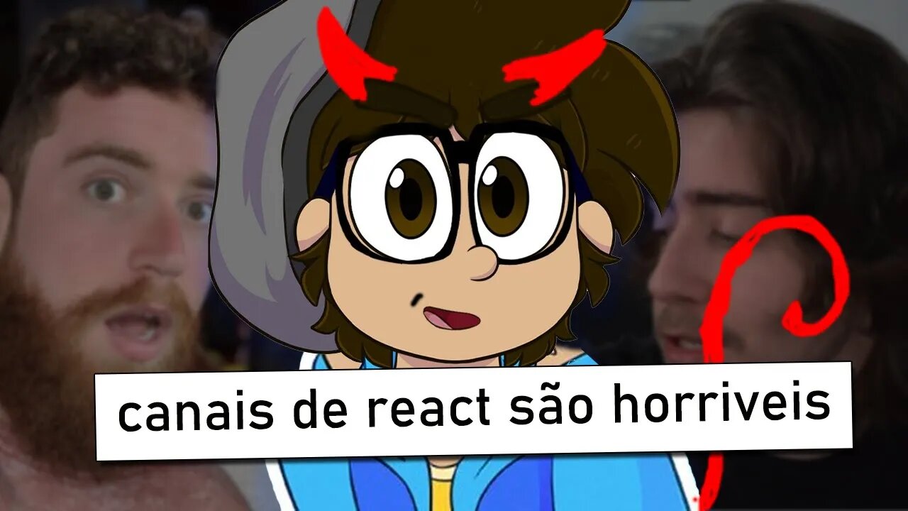 CARTOONIZANDO E A TRETA COM OS CANAIS DE REACT