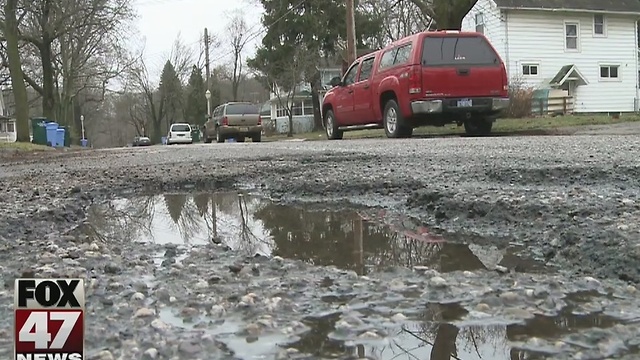 Unusual January weather causing more potholes on roads