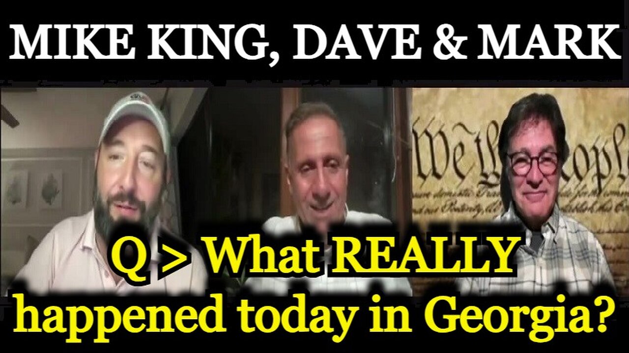 Q > What REALLY happened today in Georgia?