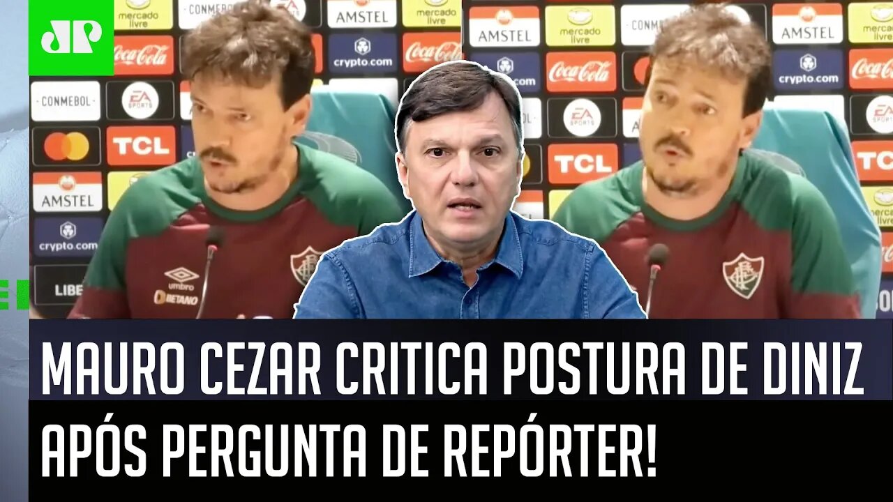 "POR QUE FAZ ISSO? O Diniz foi MUITO INDELICADO com o REPÓRTER e..." Mauro Cezar CRITICA RESPOSTA!