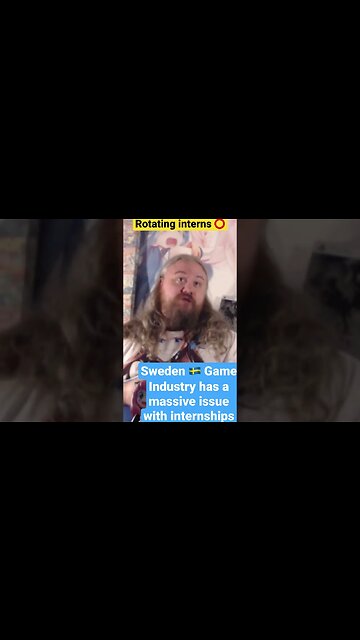 Swedish Game Industry has a HUGE issue with Free Internship #gaming #gamedev #gameindustry #shorts