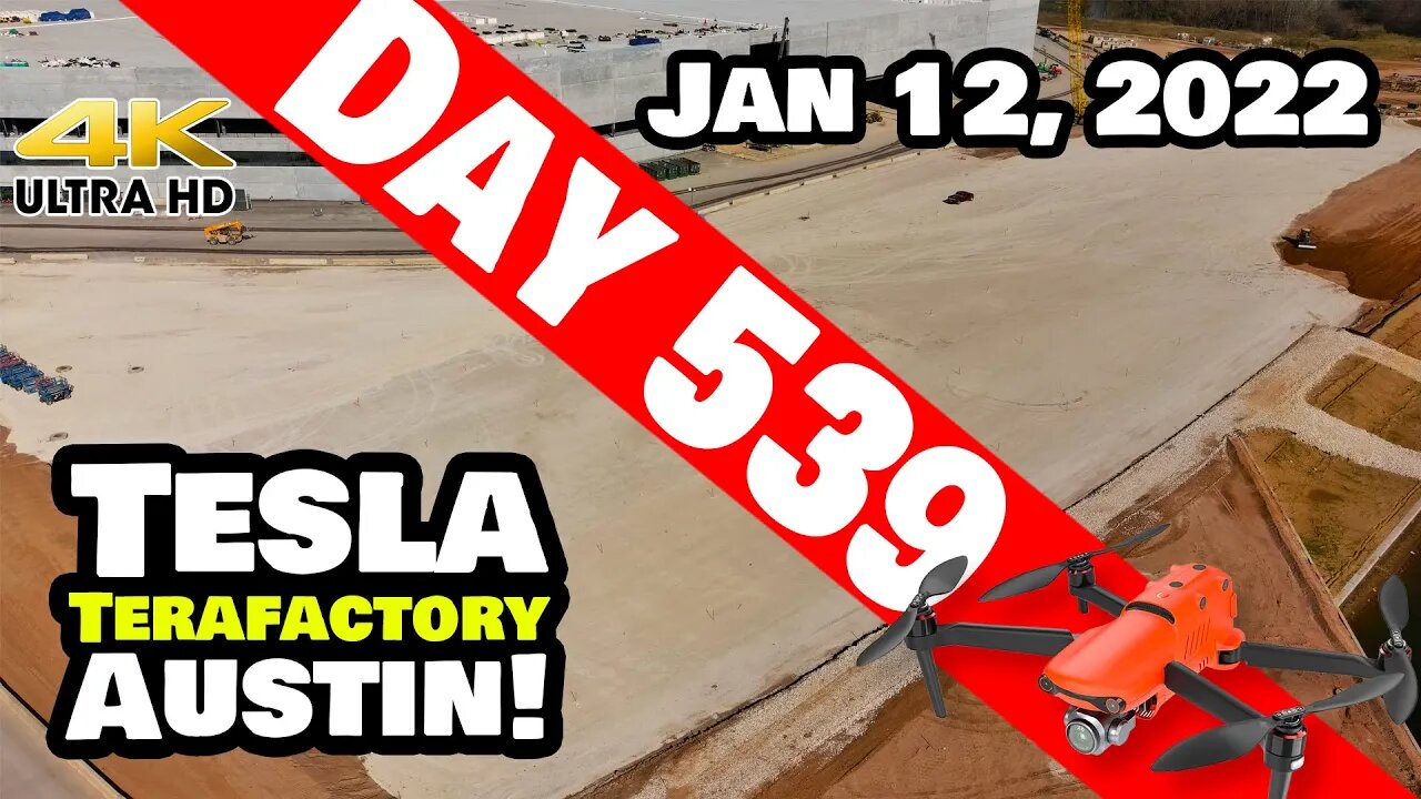 Tesla Gigafactory Austin 4K Day 539-1/12/22 -WILL THIS BE PRODUCTION VEHICLE PARKING AT GIGA TEXAS?