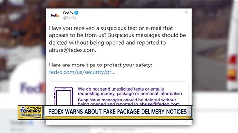 FedEx warns about fake package delivery notices