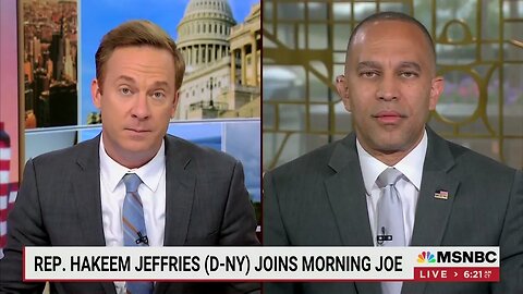 Dem Leader Hakeem Jeffries Says Holding FBI Director In Contempt Would Be "Lawlessness And Disorder"