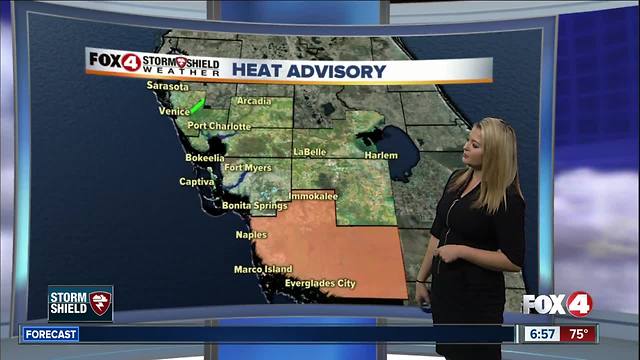 Heat Advisory in Collier County with Heat Indices 105º-110º in SWFL