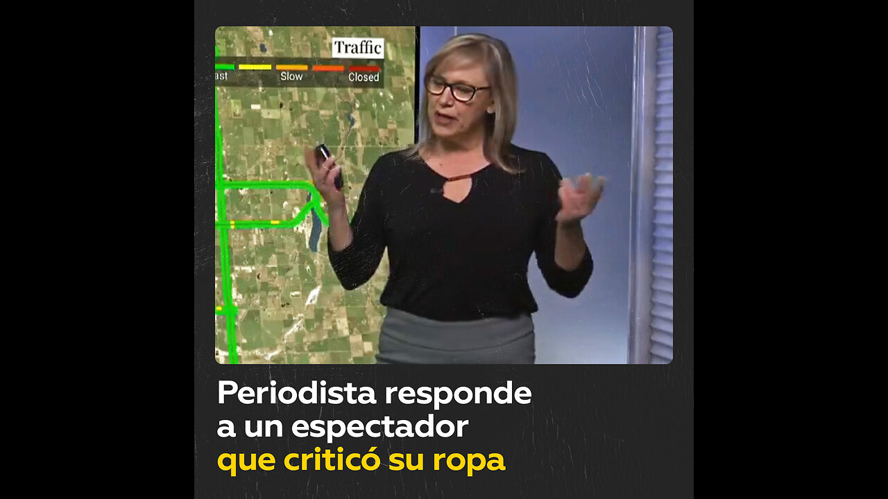 Periodista responde a un televidente que criticó su vestimenta