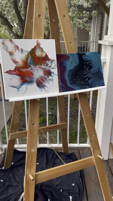 SALE #22 Ring and Dutch Pours #art #shorts