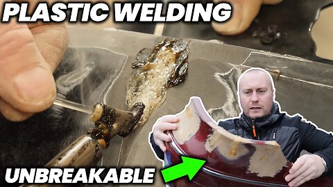 Plastic welding our crash damaged RS4 track car to make it unbreakable!