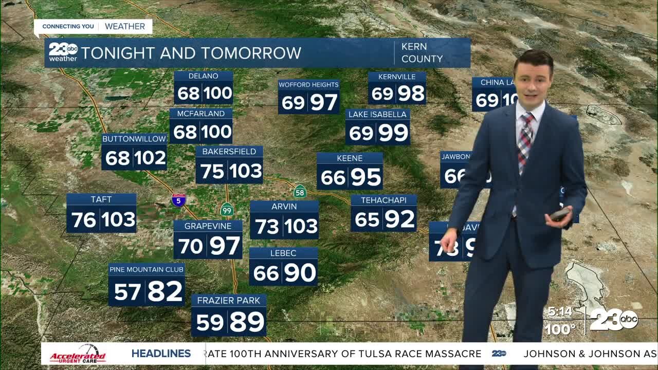 23ABC Evening weather update May 31, 2021