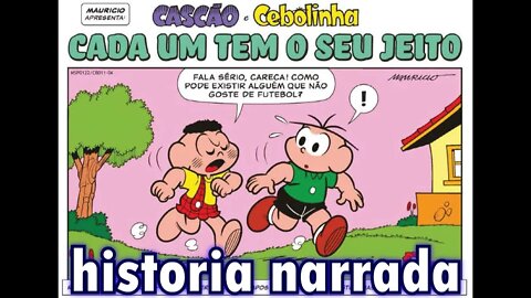 Cascão&Cebolinha em-Cada um tem o seu jeito | Gibis do Rapha