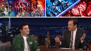 Jimmy Fallon entrevista Noah Schnapp - Stranger Things 4 vol 2