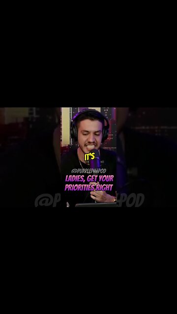 Get your priorities straight ladies #purplepillpod #purplepill #redpill #dating #single #shorts