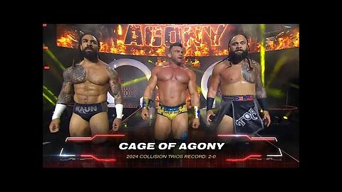 Cage Of Agony vs Atlantis Jr., Fuego Del Sol, and Serpentico