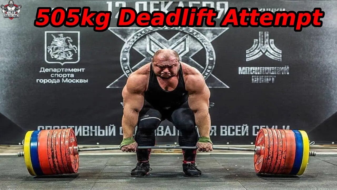 The Deadlift Monster Ivan Makarov - 505kg Deadlift Attempt