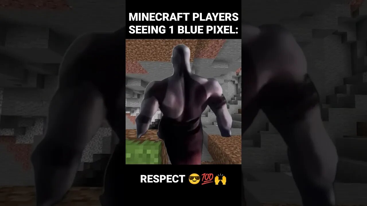 Kratos Falling In Minecraft Meme 🤣 #shorts #viral #minecraftshorts