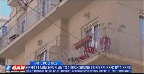 GREECE LAUNCHES PLAN TO CURB HOUSING CRISIS FROM AIRBNBs