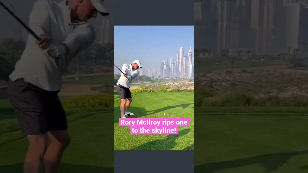 Rory McIlroy rips one to the skyline! #rorymcilroy #golf #shorts