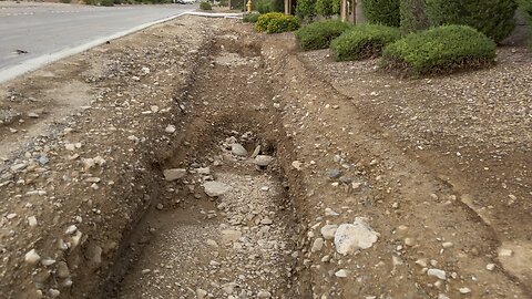 Massive erosion and flooding in Centennial hills northwest Las Vegas ￼