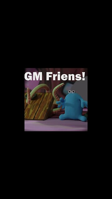 Good Morning All! A short stop motion clip made with Blender